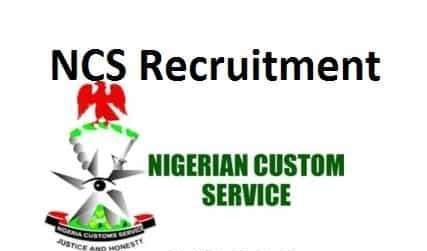 Custom Recruitment 2020/2021 Application Form Portal | www.customs.gov.ng
